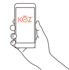 Get Started by Downloading the <b>KēZ App</b>