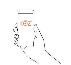 Download the KēZ app on iOS or Android.